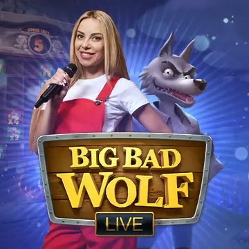 Big Bad Wolf Live online game logo by Playtech on myfotoroom.com